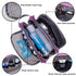 Water Resistant Toiletry Bag for Men/Women, Hanging Dopp Kit, Small Shaving Bag for Traveling (purple)