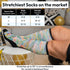 Seamless Viasox EasyStretch Diabetic Socks for Men & Women, Non Binding, Toe, Loose Fit
