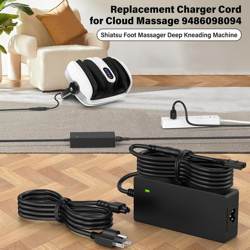 HIENADTOR 24V 9486098094, XH2400-2500 XH24002500 Foot Massager Charger Fit for Cloud Massage Shiatsu Foot Massage