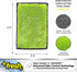Fresh Professional Microfiber Sponge Cloths, 6-Pack with SILVADUR Odor Control Technology
