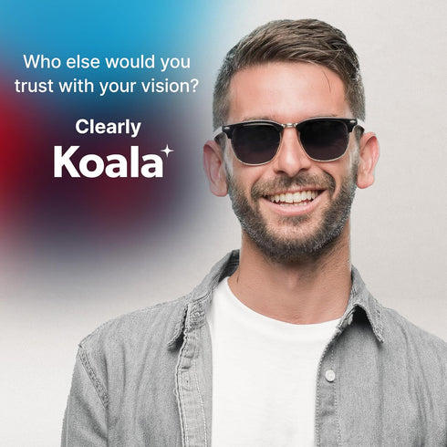 Koala Lens Cleaning Cloth, Japanese Microfiber Eyeglass Cleaner for Glasses, Camera Lens, VR/AR Headset, Blue & Purple