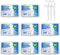 RAZOKO 8-Pack Dental Floss Picks, High Toughness Professional Toothpicks with Portable Case and Dental Picks