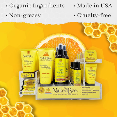 The Naked Bee Grapefruit Blossom Honey, Ceramide 3 Serious Hand Repair Cream Lotion, 2 Pack