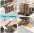 senya 6 Pack Dish Cloths - Reusable Kitchen Hand Towels with Cheeteh Leopard Print