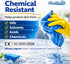 Reusable Yellow Kitchen Dishwashing Gloves - Medium & Small Sizes