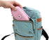 CASEMATIX Pink Insulated Travel Bag Case for Asthma Inhaler, Compatible with Chamber Inhaler Spacer, Masks, and More -