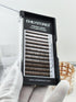 Lash Eyebrow Extensions, Brown, Thickness 0.10 mm, Length 5/6/7/8MM Mixed Sizes, One Tray