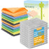 MVXMVX Non Scratch Wire Dishcloth and Microfiber Cleaning Cloth 10pcs-Multipurpose Wire Dishwashing Rags