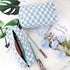 3 Pcs Checkered Makeup Bag Set for Girls Women, Large Capacity Travel Organizer Toiletry Pouch