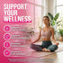 Gummies D3 B12 60 Count OVA Bloom Ovarian Support Myo Inositol D-Chiro Inositol Choline Flax Biotin Riboflavin Thiamin