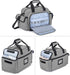 Trunab Portable Medical Supplies Nurse Bag Empty, Shoulder Bag for Hospice, Home Visit, Hospital Interns, Grey