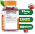 Lifeable Zinc for Kids | 25mg Natural Flavored Gummies | Gluten Free Vegetarian Zinc Supplements, 90 Gummies