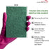 Green Medium Duty Cleaning Pads, Pack of 40 - Kitchen Scrub Sponges for Dishes, Bathroom, and General Cleaning