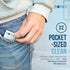 Packs SONO Bergamot & Aloe Moisturizing Hand Sanitizer Wipes - TSA-Approved Travel Size Individual for On-the-Go