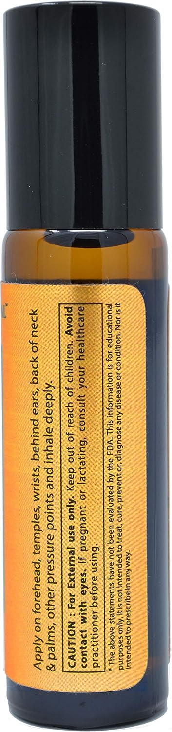 Headache Relief Essential Oil Roll On 10ml, Pre-Diluted Roller for Migraine, Tension, Calming, Soothing, Sprain & Sleep