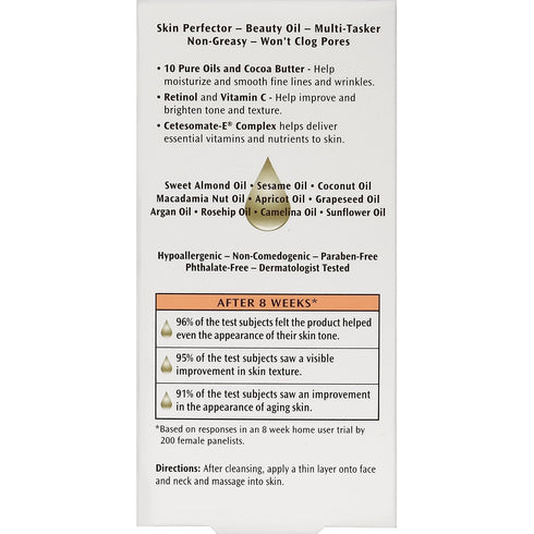 Palmer's Cocoa Butter Formula Moisturizing Skin Therapy Oil for Face, Vitamin E, C & 10 Pure Facial Oil Blend, 1 Ounce