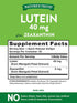 Nature's Truth Lutein and Zeaxanthin Supplement | 40mg | 30 Softgels | Non-GMO & Gluten Free