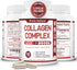 Purely Optimal Premium Multi Collagen Peptides Capsules (Types I, II, III, V, X) - Hair, Skin and Nails, Digestive &
