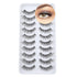 Newcally Lashes Natural Wispy False Eyelashes, Hand-Knotted Soft Light Volume Cat Eye Lashes Multipack