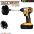 Power Scrubber Kit: Cordless Electric Spin Grill Brush Drill Set for BBQ, Fireplace Grates & More