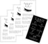 Lash Extension Aftercare Instructions Cards, 50 Pack, Double Sided Size 3.5 x 2" After Care for 2-3 Week Fillers.