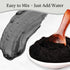 Bentonite Clay Powder and Activated Charcoal Blend (8oz) for Charcoal Face Mask, Facial, Hair Mud Mask, DIY Toothpaste