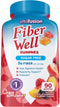 Vitafusion Fiber Well Sugar Free Fiber Supplement, 90 Count, Peach, Strawberry And Blackberry Flavored Supplements