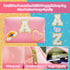 Personalized Initial Preppy Makeup Bag Set - Monogram Waterproof Travel Cosmetic Bag for Women, Cute Toiletry Bag