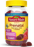 Nature Made Prenatal Gummies with DHA and Folic Acid, Prenatal Vitamins for