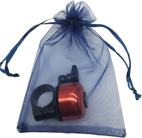 100PCS 3x4 Inches Organza Drawstring Pouches Jewelry Party Wedding Favor Gift Bags, Navy Blue