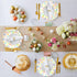 wonmon 30 9 Inch PCS Disposable Easter Paper Plates, Round Colorful Easter Flower Plate Spring Dessert Cake Plates