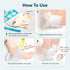 Purederm Exfoliating Heel Mask - 1 Pair Heel Peeling Masks to Gently Remove Calluses