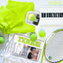 Hillban 2 Pcs Tennis Gifts Chenille Letter Bags, Preppy Patch Makeup Bag, Waterproof Travel Pouch