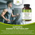 Organic Veda Moringa & Matcha Green Tea Extract Supplement - Energy Boost & Metabolism Support, 60 Count Moringa