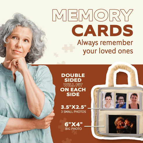 VonNova Fidget Blanket - Dementia Products for Elderly - Fidget Blanket for Adults with Dementia - Alzheimers