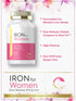Carlyle Iron Pills for Women - 45mg, 200 Slow Release Tablets, Vegetarian, Non-GMO, Gluten Free