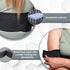 Wonder Care Left Right Shoulder Immobilizer Arm Sling Elastic Brace for Clavicle Dislocation - Black-Size 3