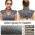 Microwave Heating Pad for Neck Shoulders and Back Pain Relief, Weighted Microwavable Heated Neck Wrap Warmer, Uncented