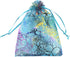 QIANHAILIZZ 100 Pack Colorful Tree Organza Jewelry Gift Pouch Candy Pouch Drawstring Wedding Favor Bags (turquoise,