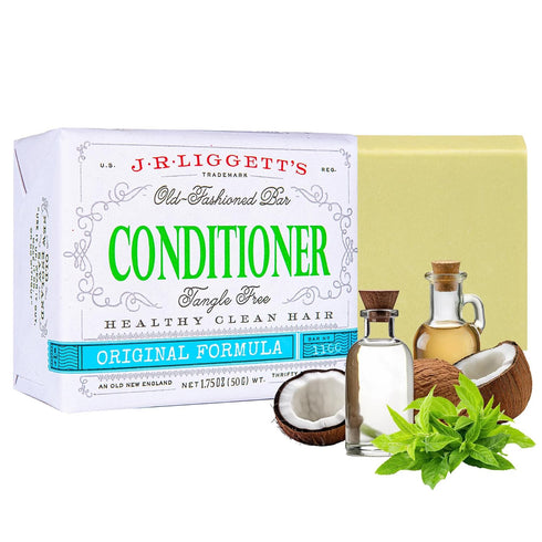 J·R·LIGGETT'S Hair Conditioner Bar for Curly Hair - Plant Based, Zero Waste, Sulfate & Cruelty-Free - 1.75 Ounces