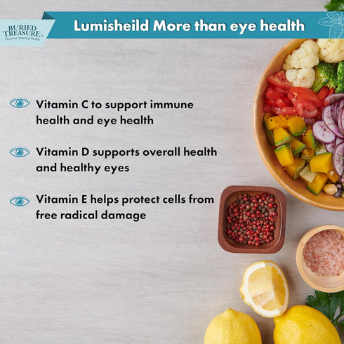 Buried Treasure LumiShield Plus, Peppermint Flavor, 16 oz. Eye Health Support Liquid Supplement