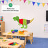 Sensory Wall Panel for Kids | Touch, Feel & Learn | Dinosaur Sensory Room Toys | Activity Play Panels | Wall Busy Board