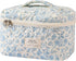 Large Cute Makeup Bag, Floral Coquette Aesthetic Cosmetic Bag for Women Girls Travel Organizer