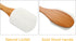 Leotruny 100% Natural Exfoliating Loofah with Long Wooden Handle Shower Back Brush (Off-White, 1 Pack)