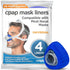 resplabs CPAP Mask Liners, Compatible with Nasal CPAP Masks, Pack of 4 Reusable Liners