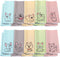 WILLBOND 20 Pcs Microfiber Cleaning Cloth Cute Dog Design Microfiber Cloth Soft