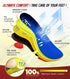 240+lbs Plantar Fasciitis Insoles - 100% Memory Foam Comfort, High Arch Support Inserts for Pain Relief, Orthotic for