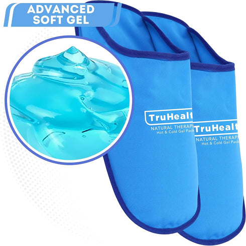 Pack Pack 1 Gel Ice Slippers - Hot & Cold Therapy for Neuropathy Relief & Foot Care, Cooling Gel Comfort for Swollen