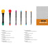 SHANY Vegan Makeup Brushes - LUNA, 6 PC Double Sided Travel Brushes with 12 Unique Bristles & Storage Pouch