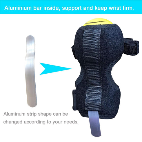 Anti-Spasticity Ball Splint & Finger Posture Corrector for Stroke Hand, Functional Hand Wrist Support Orthosis